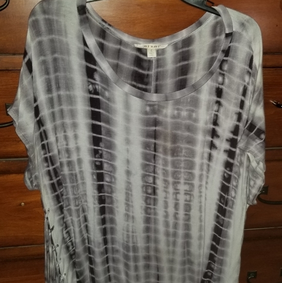 Style Link Miami Tops - Miami Tie Dye Fringe Hippie Top